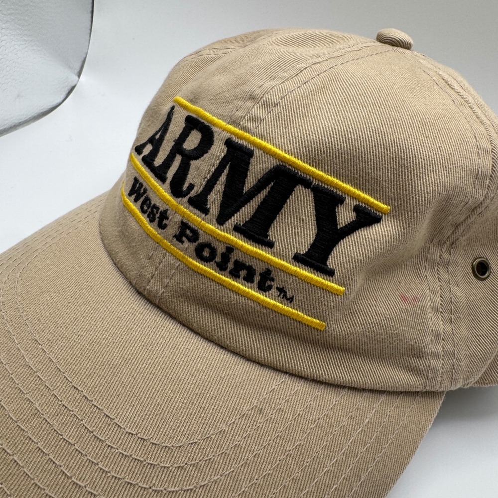 Army West Point Hat SPOT Mens The Game OSFA Tan Baseball Cap Military NCAA
